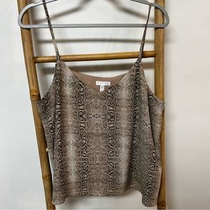Leith Brown/Tan Snake Skin Tank Top (DONATING 3/1)